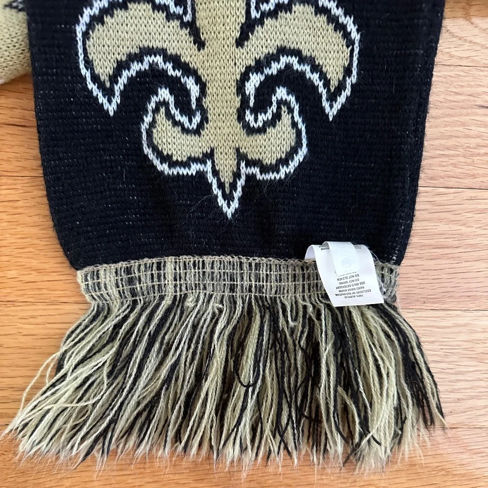 New Orleans Saints Knitted Scarf Winter Neck Scarf